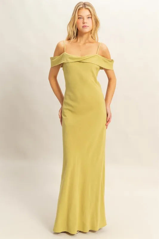 HYFVE Flattering Fit Cami Maxi Dress - Premium Maxi Dress from Trendsi - Just $47.99! Shop now at Handbags Specialist Headquarter