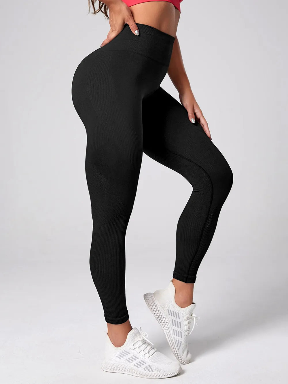 High Waist Active Leggings - Premium Leggings from Trendsi - Just $34.11! Shop now at Handbags Specialist Headquarter