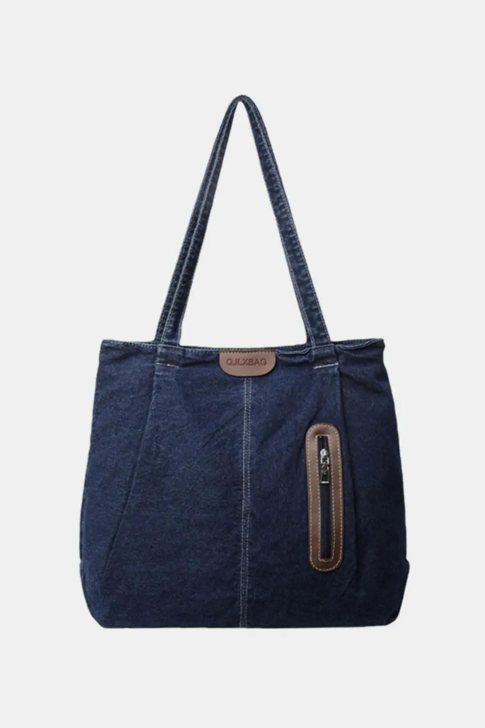 Medium Denim Tote Bag.