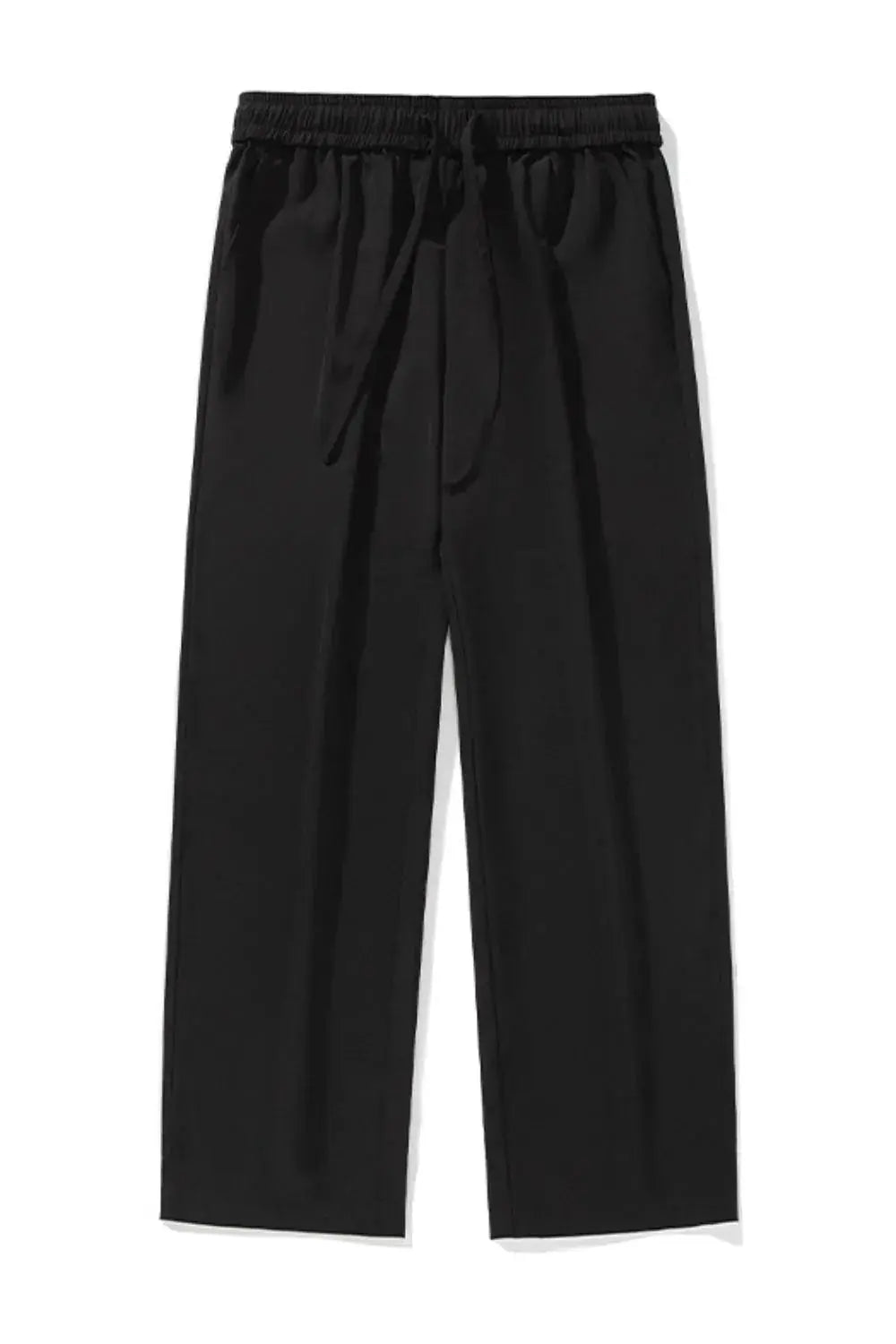 Men's Plus Size Drawstring Wide Leg Pants.