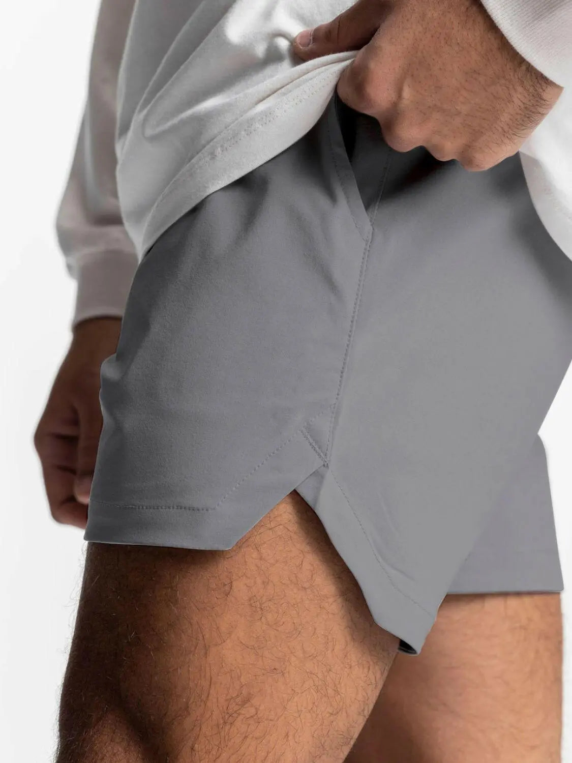 Men's Elastic Waist Active Shorts.