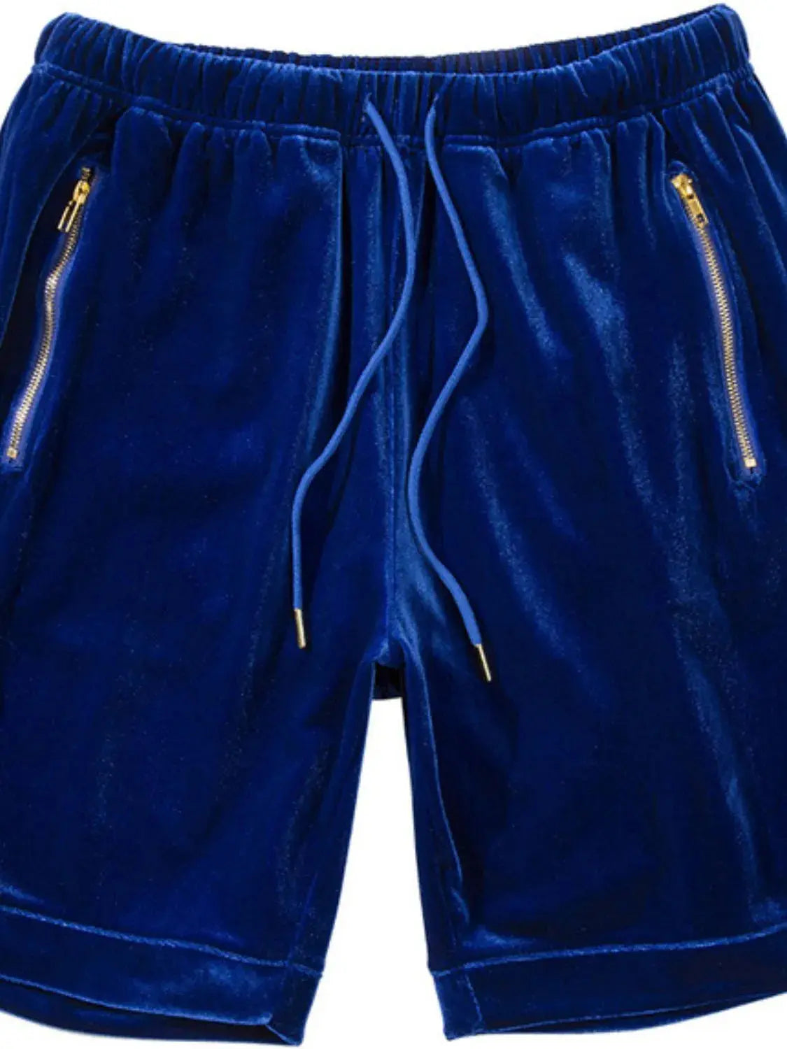 Men's Drawstring Pocketed Shorts with Zip.