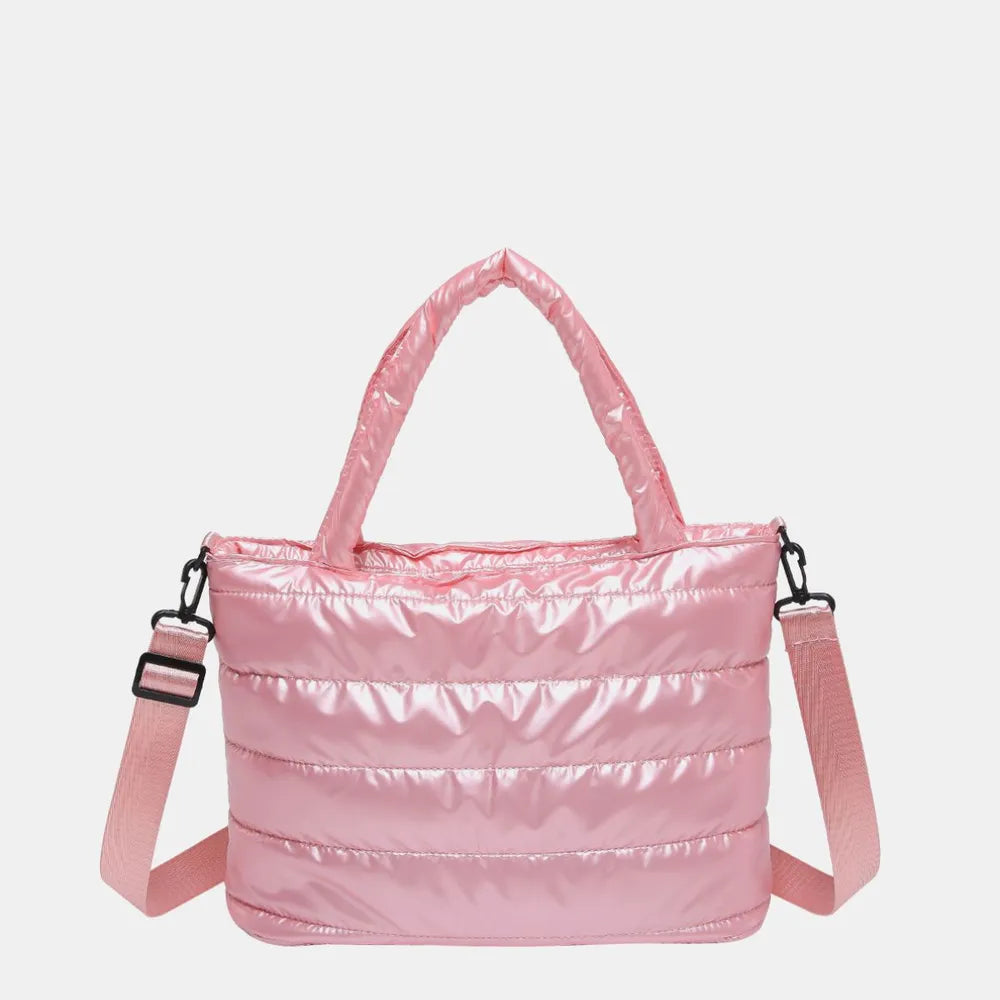PU Leather Detachable Strap Crossbody Bag - Premium Crossbody Bag from Trendsi - Just $19.99! Shop now at Handbags Specialist Headquarter
