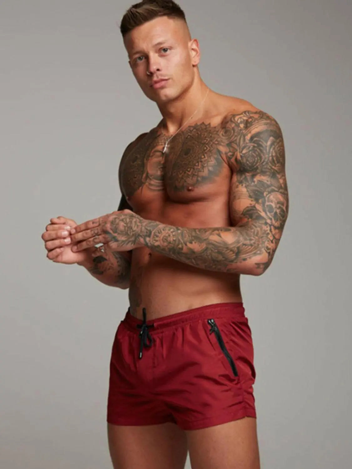 Men's Drawstring Active Shorts.
