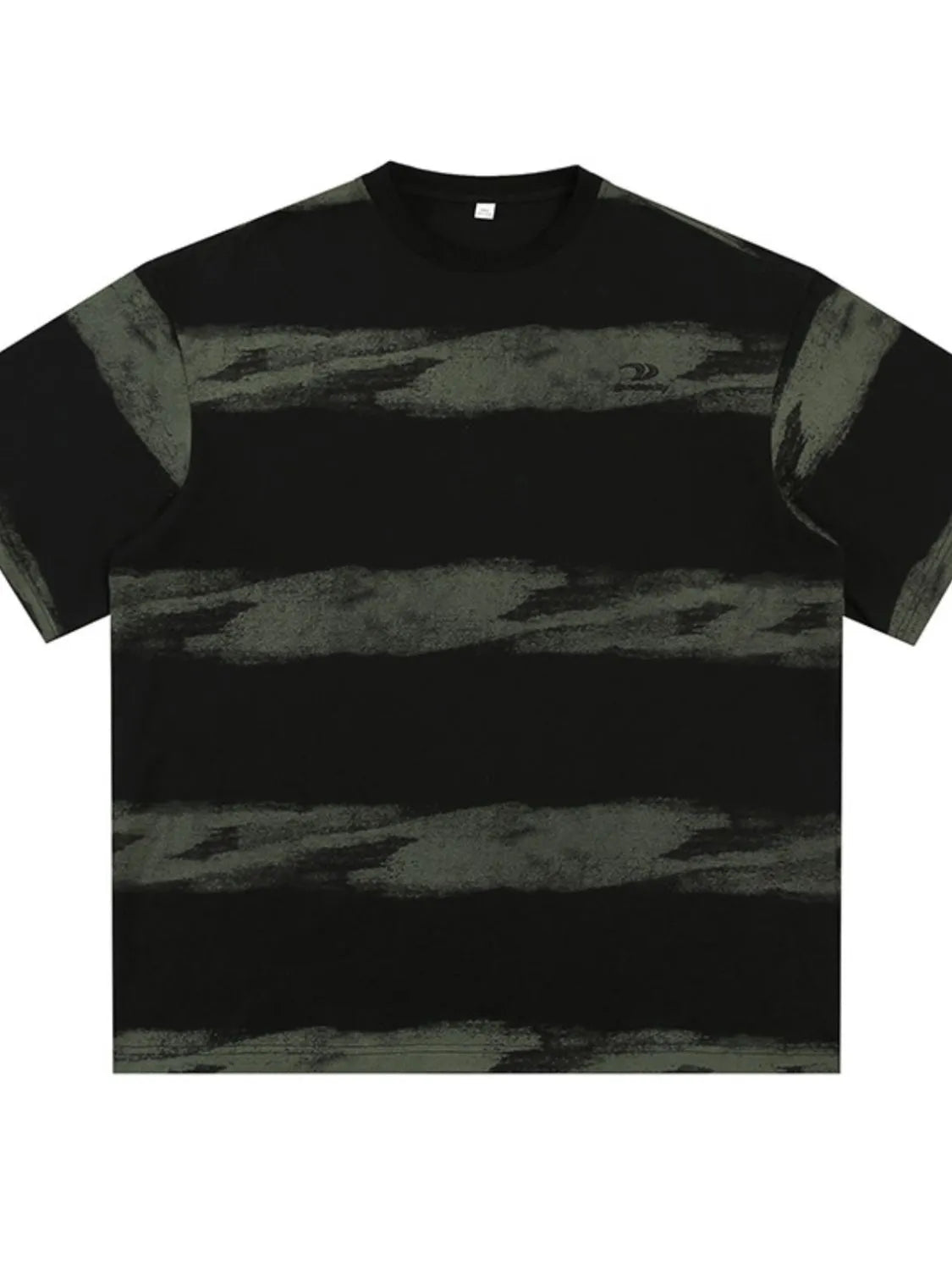 Men's Plus Size Basic style Round Neck Striped T-Shirt - Premium Men's T-Shirt from Trendsi - Just $33.99! Shop now at Handbags Specialist Headquarter