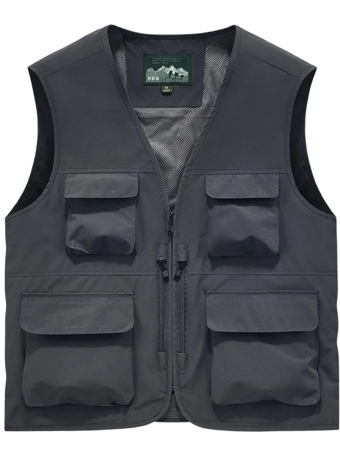 Men's Full Size Zip Up Vest Plus Size - Premium Men's Zip Up Vest from Trendsi - Just $70.62! Shop now at Handbags Specialist Headquarter