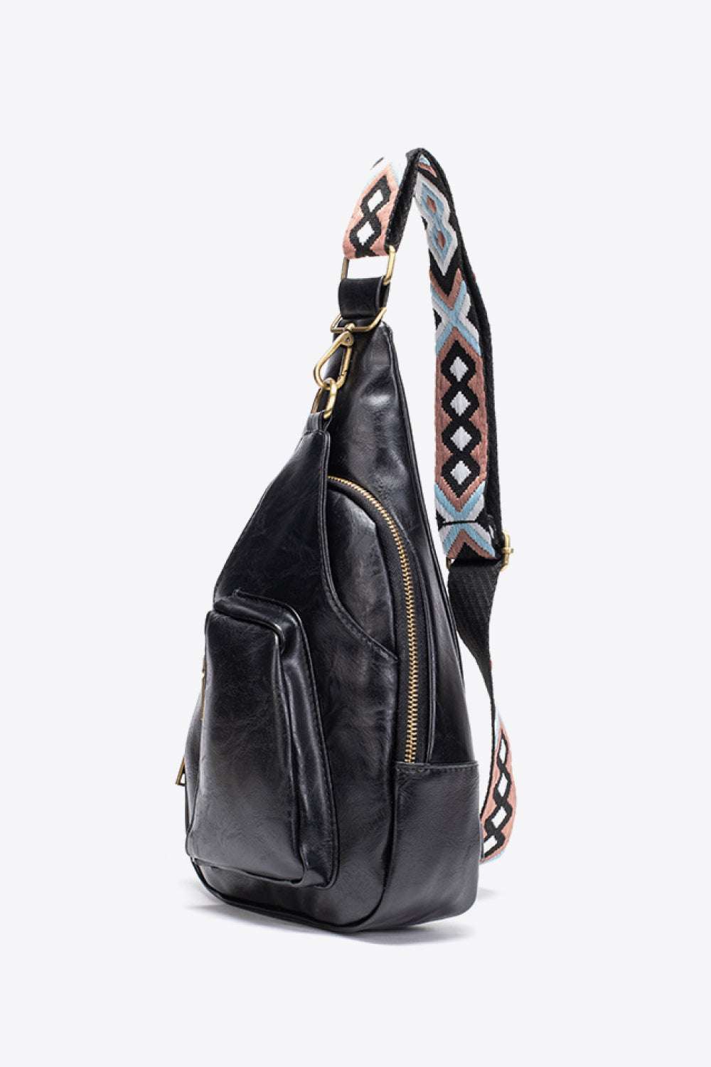 All The Feels PU Leather Sling Bag - Premium Crossbody Bag from Trendsi - Just $38.99! Shop now at Handbags Specialist Headquarter