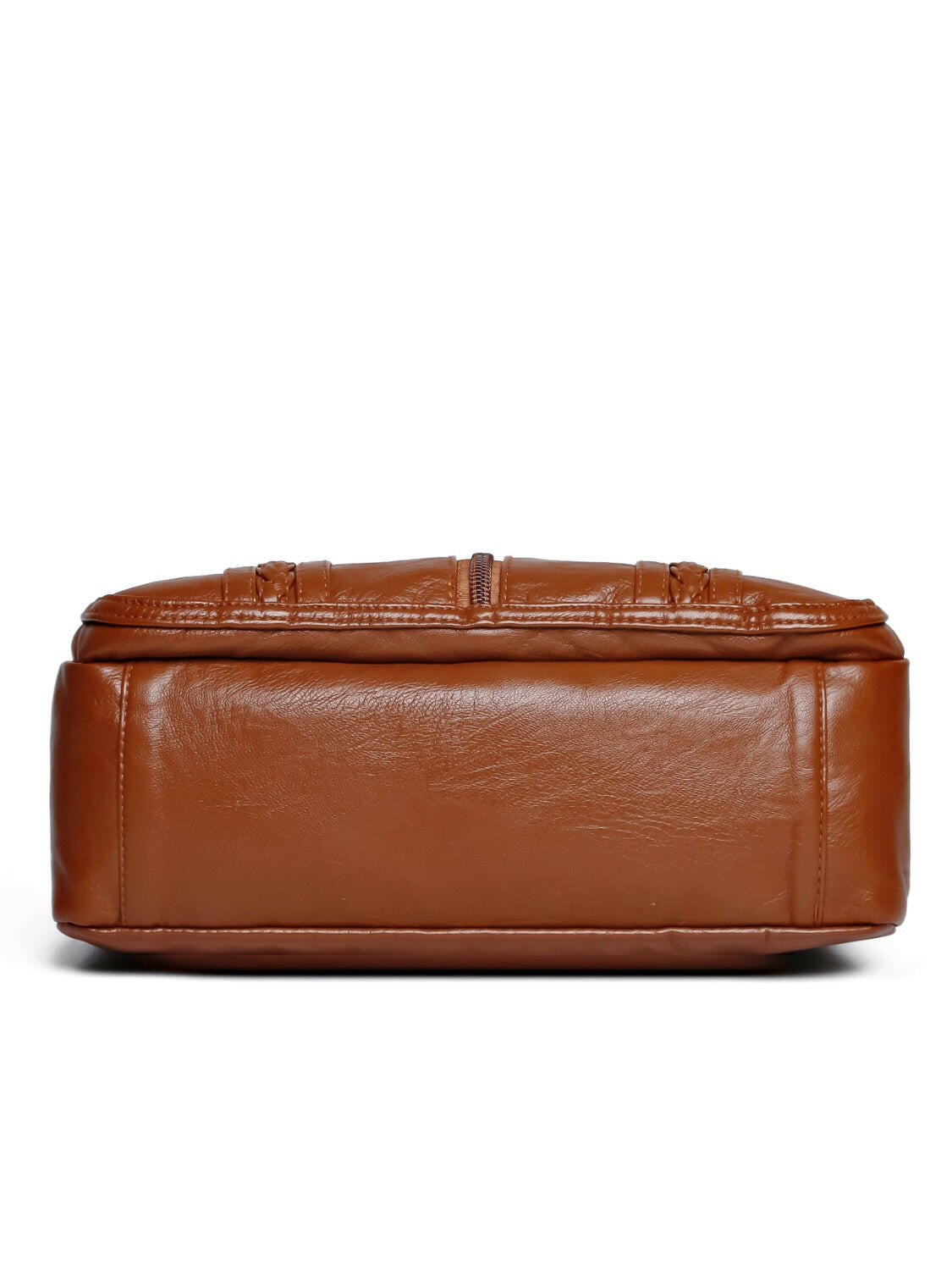 PU Leather Adjustable Strap Shoulder Bag.
