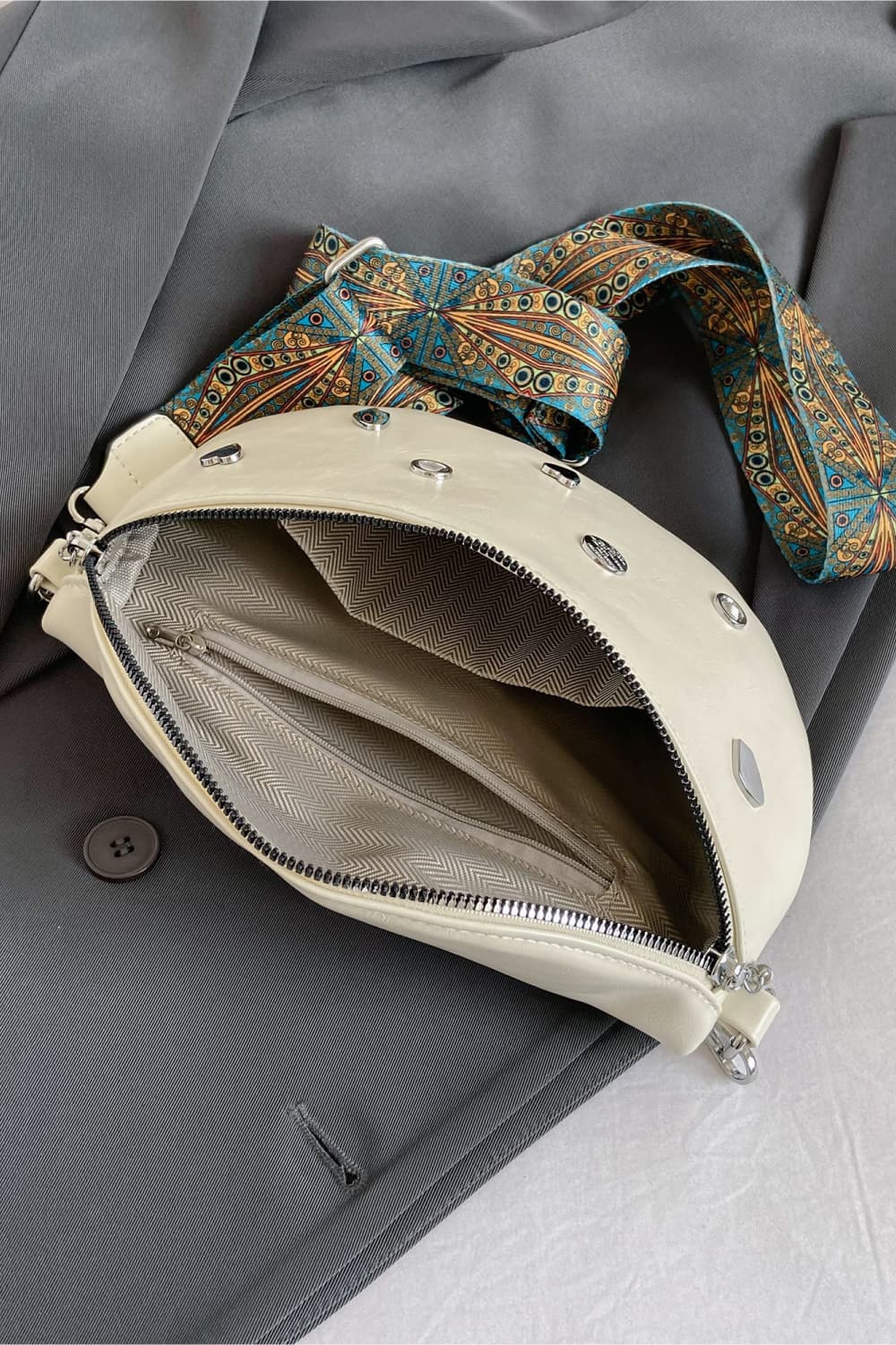 PU Leather Sling Bag - Premium Crossbody Bag from Trendsi - Just $26.99! Shop now at Handbags Specialist Headquarter