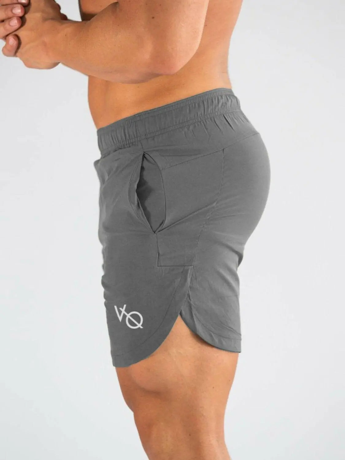 Men's Elastic Waist Active Shorts.