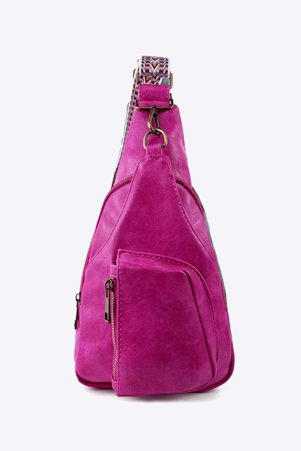 All The Feels PU Leather Sling Bag - Premium Crossbody Bag from Trendsi - Just $38.99! Shop now at Handbags Specialist Headquarter