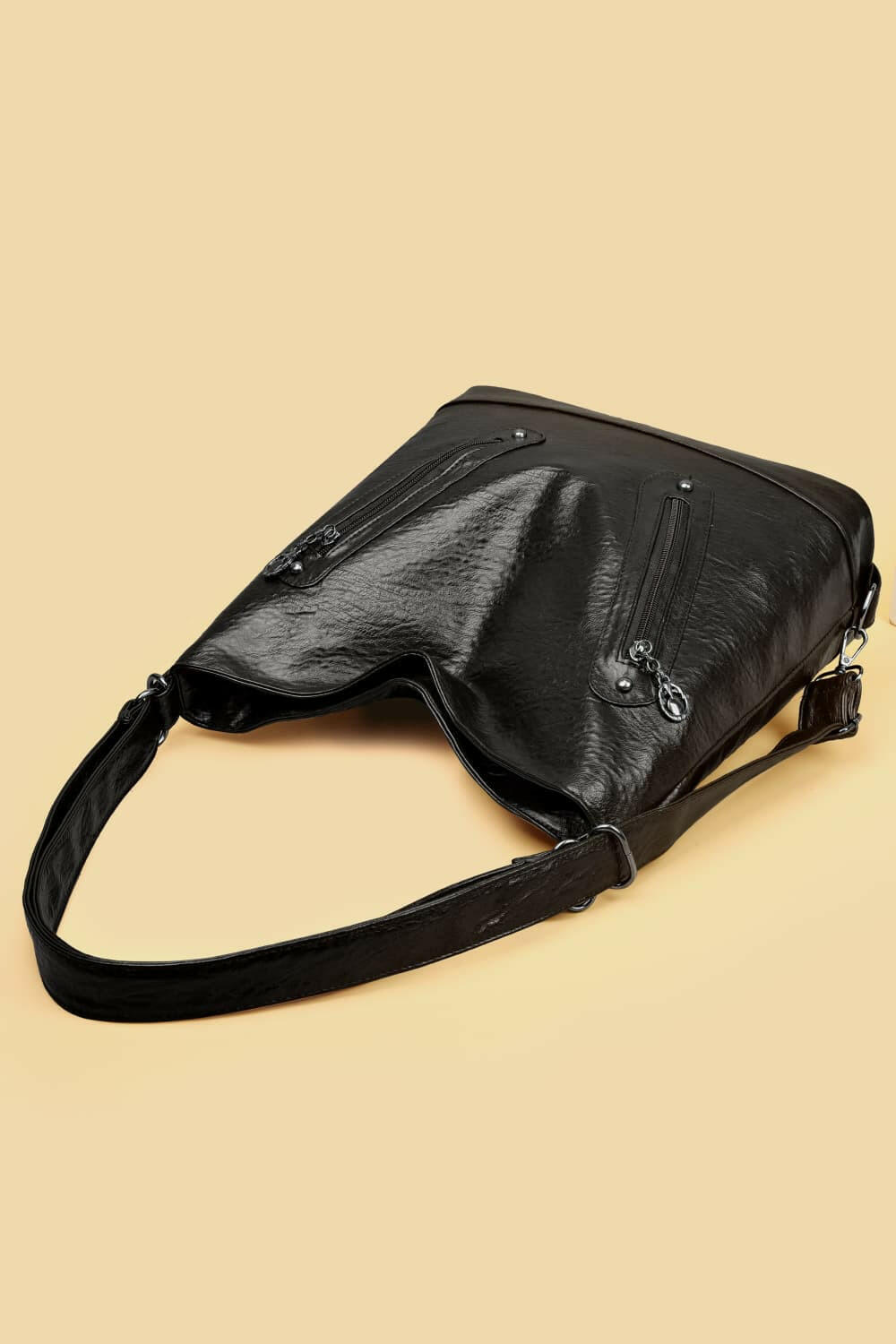 PU Leather Shoulder Bag.