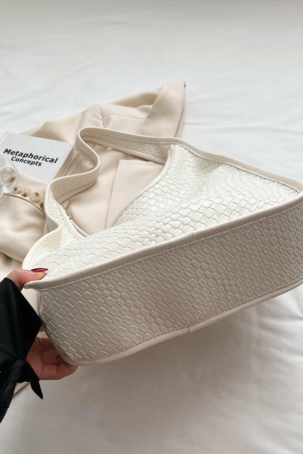 PU Leather Shoulder Bag.