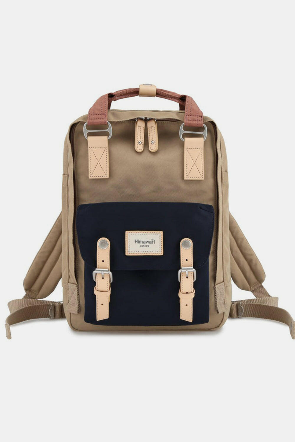 Himawari Contrast Waterproof Nylon Backpack Bag - Premium Backpack Bags from Trendsi - Just $42.22! Shop now at Handbags Specialist Headquarter