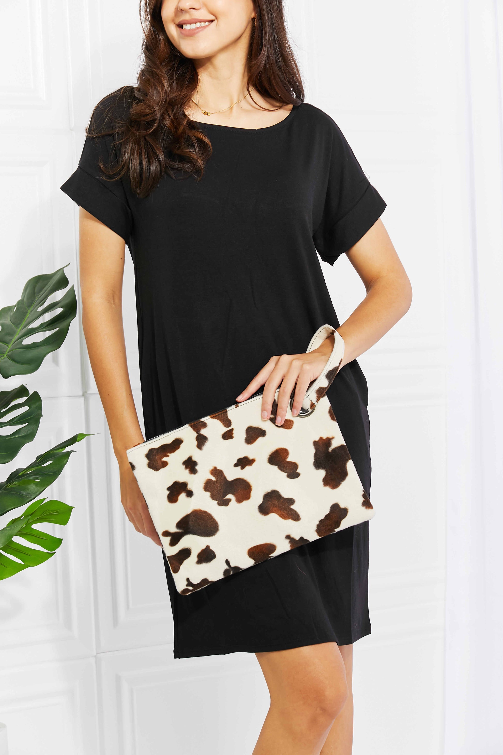 Come Along Animal Print Wristlet - Premium Handbags from Trendsi - Just $16.99! Shop now at Handbags Specialist Headquarter