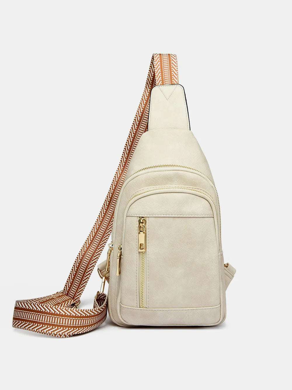 PU Leather Adjustable Strap Crossbody Bag - Premium Crossbody Bag from Trendsi - Just $37.99! Shop now at Handbags Specialist Headquarter