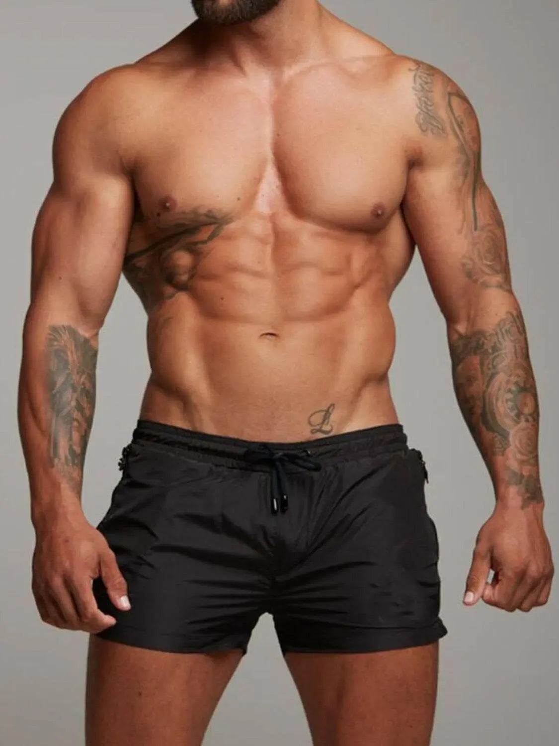 Men's Drawstring Active Shorts.