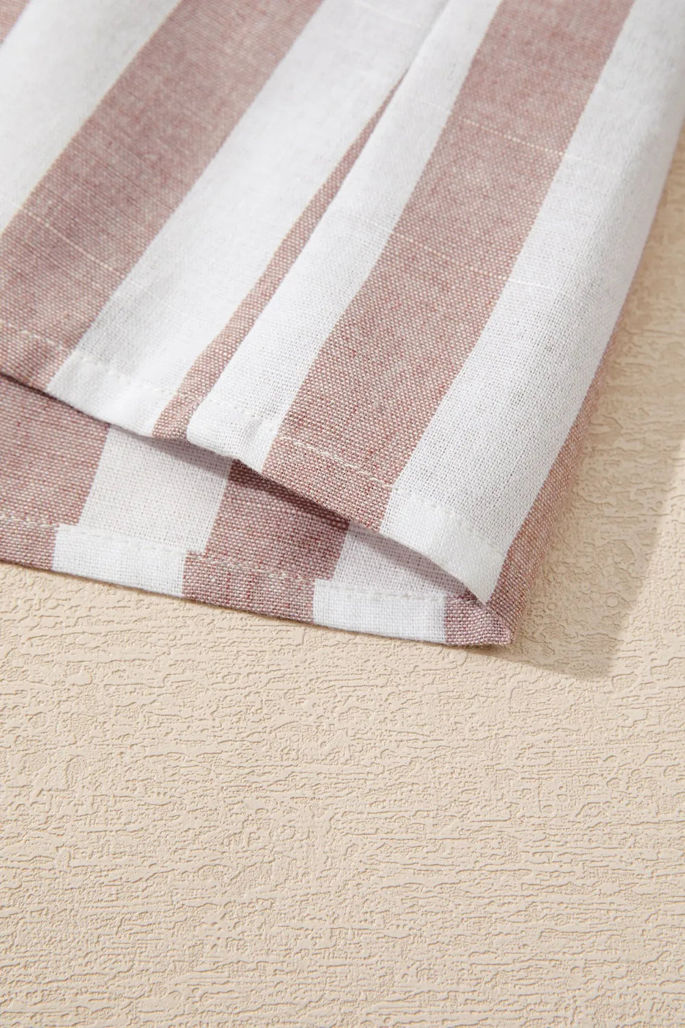 Stripe Button Down Sleeveless Shirt - Premium Women's Down Shirt Tops from Trendsi - Just $17.84! Shop now at Handbags Specialist Headquarter