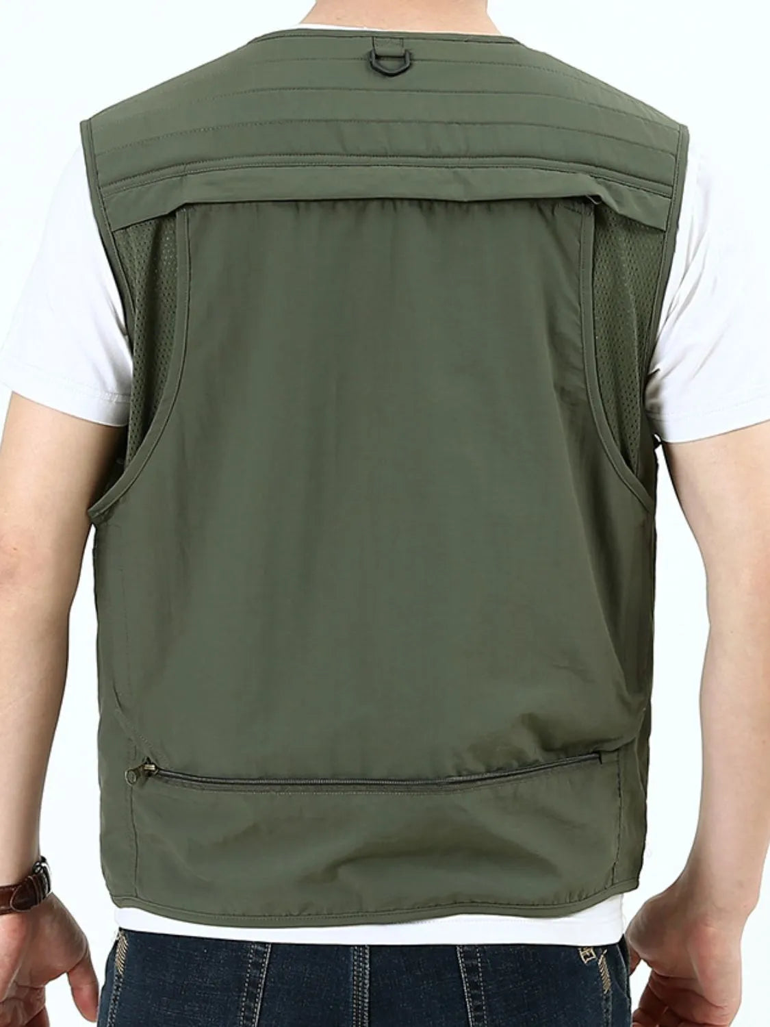 Men's Plus Size Zip Up Vest - Premium Men's Zip Up Vest from Trendsi - Just $89.34! Shop now at Handbags Specialist Headquarter