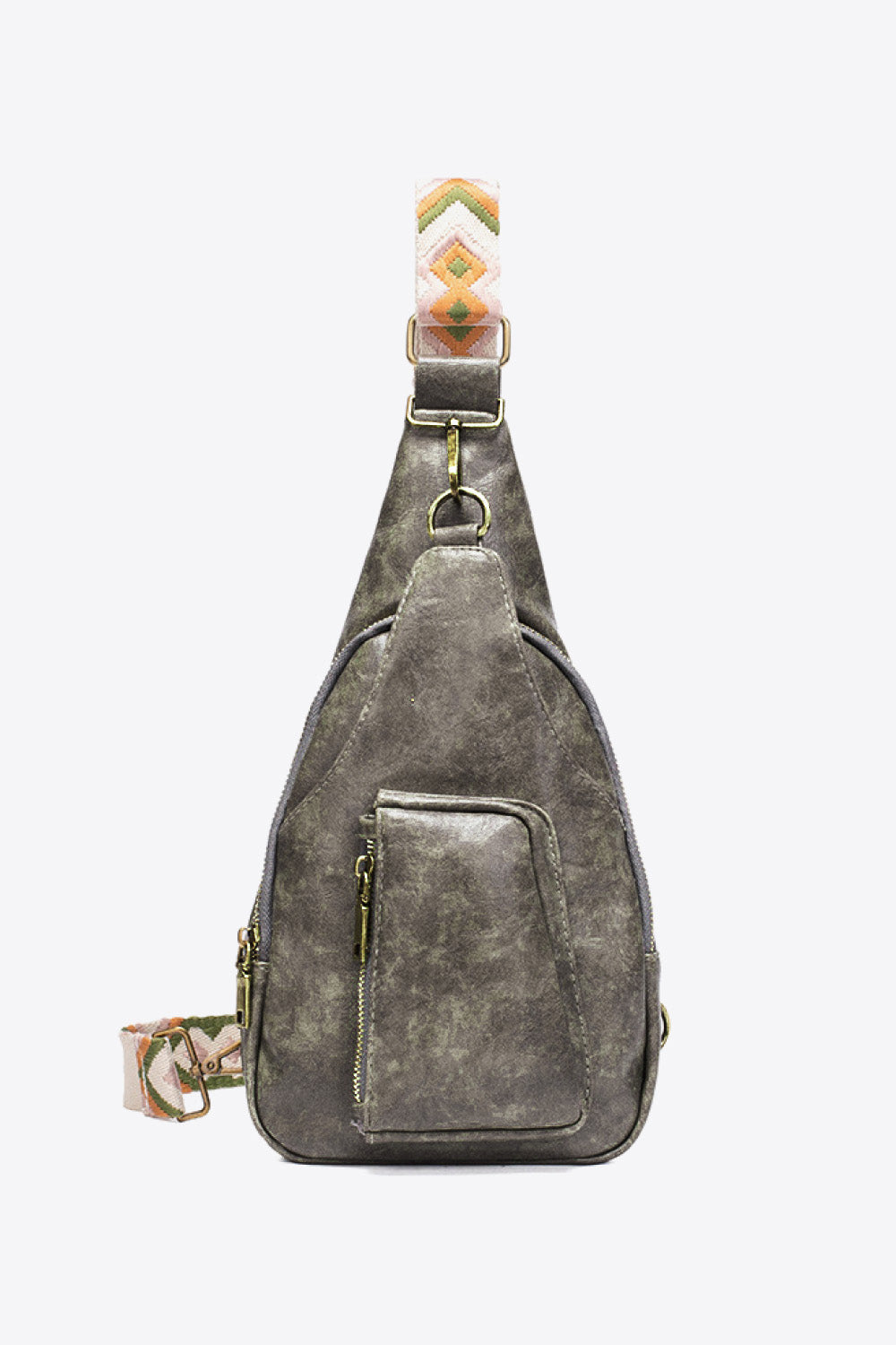 All The Feels PU Leather Sling Bag - Premium Crossbody Bag from Trendsi - Just $38.99! Shop now at Handbags Specialist Headquarter
