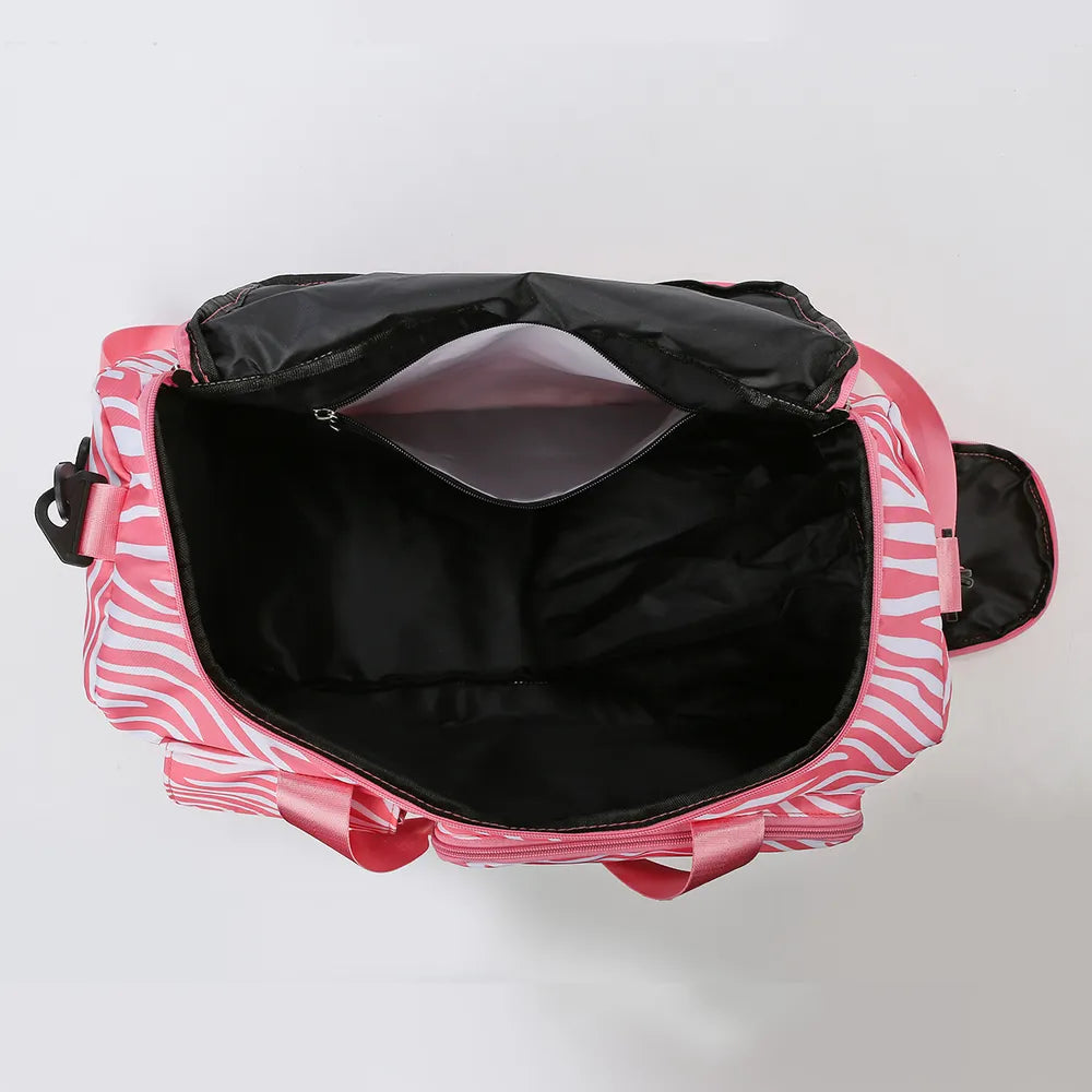 Oxford Cloth Animal Print Travel Bag - Premium travel-bag from Trendsi - Just $44.99! Shop now at Handbags Specialist Headquarter