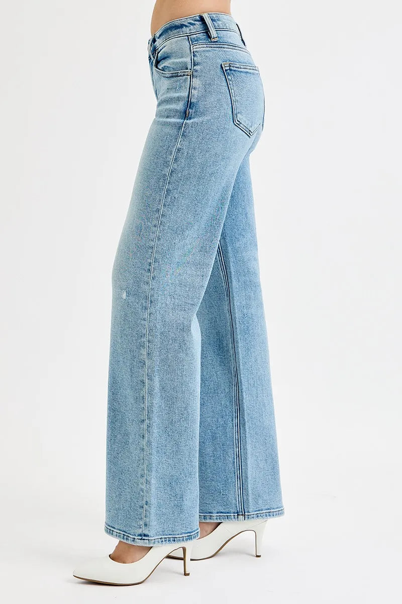 RISEN Full Size Low Rise Ankle Boyfriend Distressed Jeans Plus Size - Premium Women / Jeans & Denim from Trendsi - Just $66.99! Shop now at Handbags Specialist Headquarter