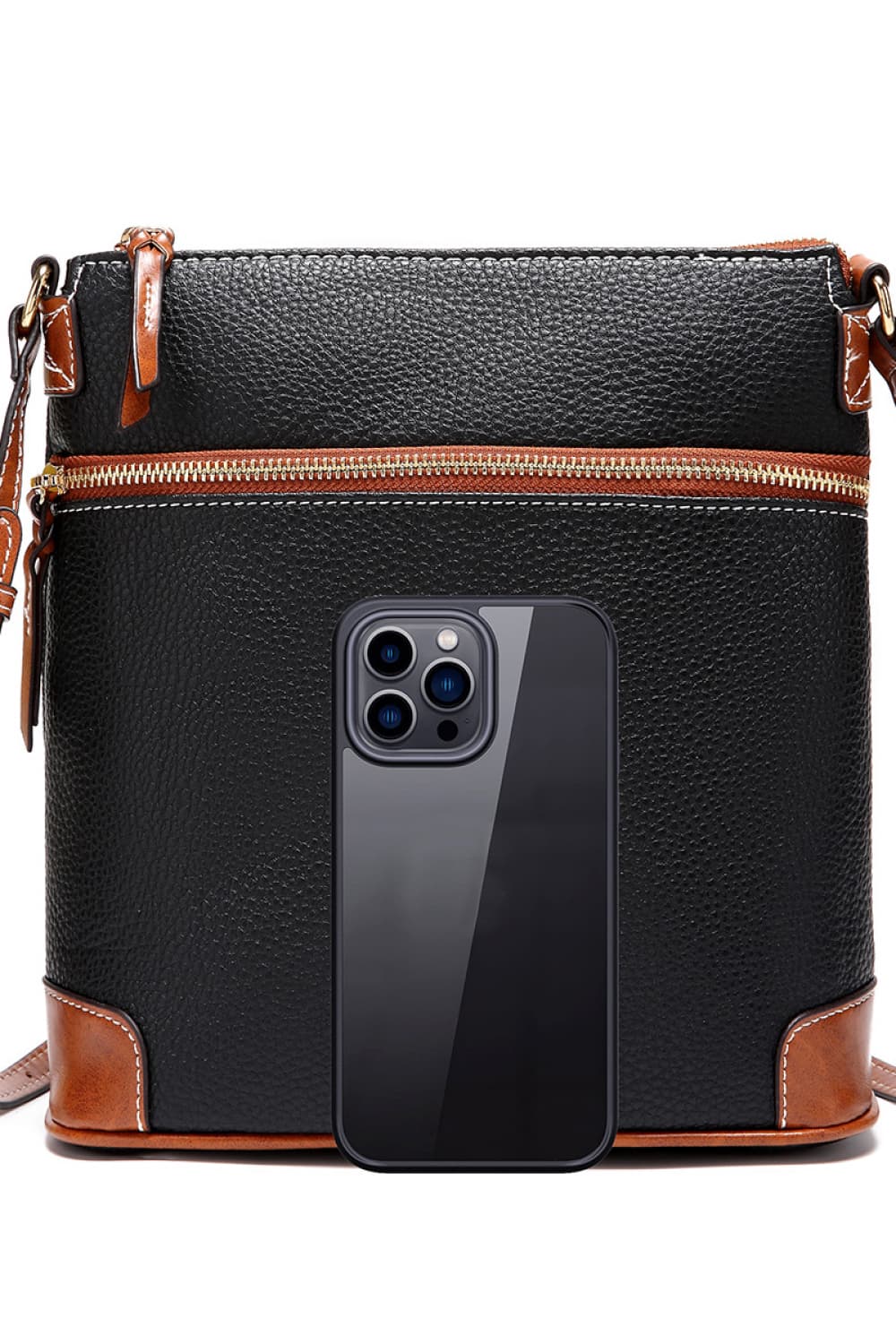 PU Leather Crossbody Bag - Premium handbags from Trendsi - Just $44.99! Shop now at Handbags Specialist Headquarter