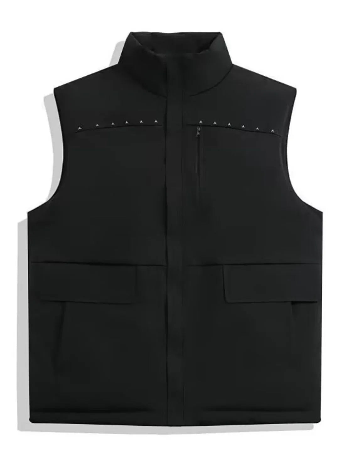 Men's Full Size Zip Up Vest Plus Size - Premium Men's Zip Up Vest from Trendsi - Just $98.79! Shop now at Handbags Specialist Headquarter