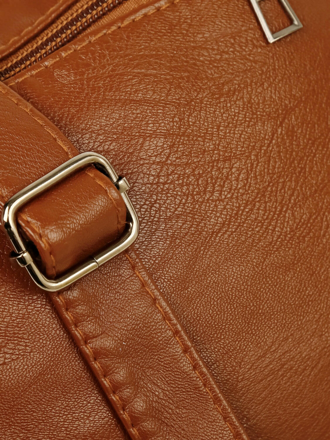 PU Leather Adjustable Strap Shoulder Bag.