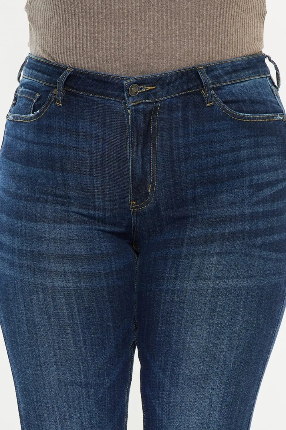 Kancan Full Size Mid Rise Flare Jeans - Premium Sleepwear from Trendsi - Just $67.99! Shop now at Handbags Specialist Headquarter