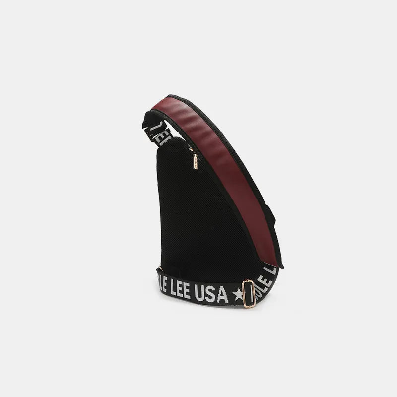 Nicole Lee USA Vegan Leather Leopard & Lip Pattern Crossbody Bag - Premium Wallet from Trendsi - Just $53.99! Shop now at Handbags Specialist Headquarter