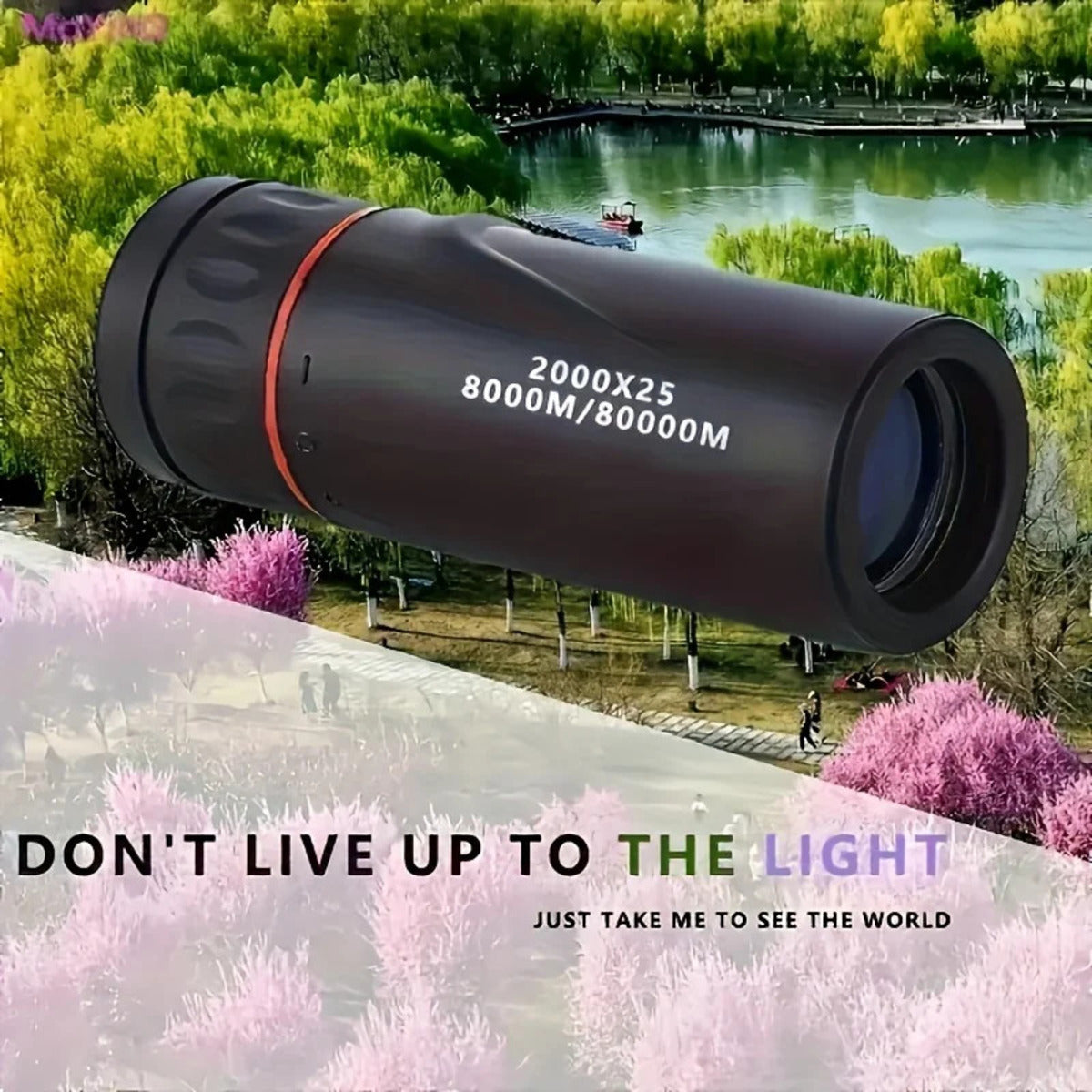 2000x25 HD Monocular Telescope Mini Portable Mobile Phone Telescope With Holder Outdoor Camping Hunting Birdwatching Telescopes - Premium from Shop1103847253 Store - Just $19.99! Shop now at Handbags Specialist Headquarter