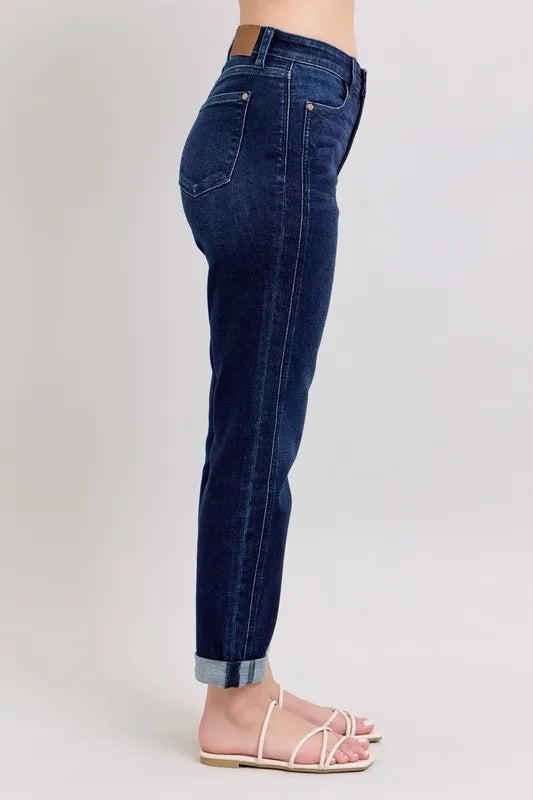 Judy Blue Full Size High Waist Boyfriend Jeans Plus Size - Premium Women / Jeans & Denim from Trendsi - Just $61.99! Shop now at Handbags Specialist Headquarter