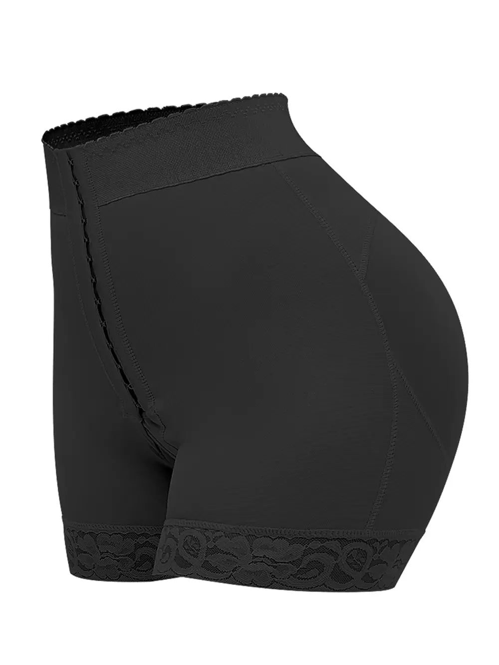 Full Size Lace Detail Hook-and-Eye Shaping Shorts - Premium Bottoms from Trendsi - Just $30! Shop now at Handbags Specialist Headquarter