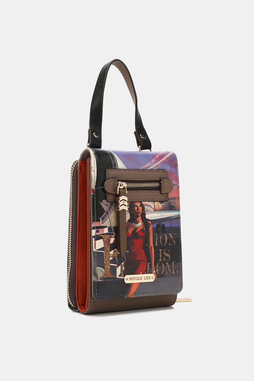 Nicole Lee USA Small Crossbody Wallet - Premium Wallet from Trendsi - Just $47.99! Shop now at Handbags Specialist Headquarter