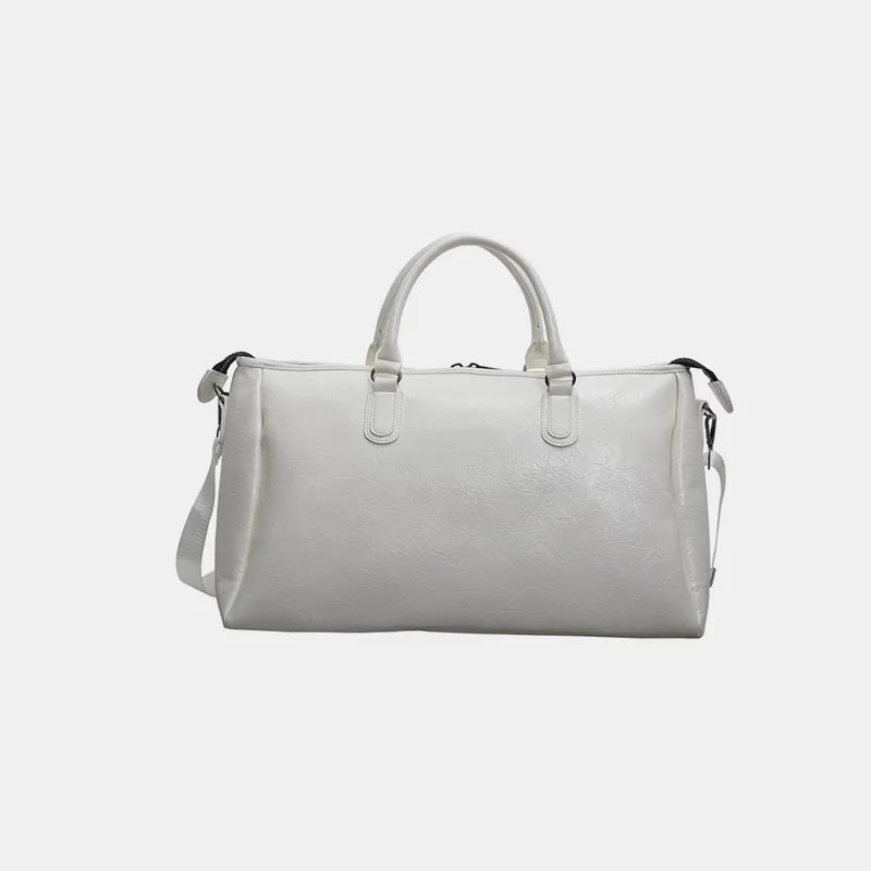 PU Leather Oversize Travel Bag - Premium travel-bag from Trendsi - Just $50.99! Shop now at Handbags Specialist Headquarter