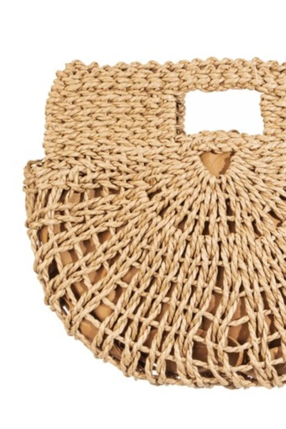 Fame Braided Semi Circle Tote Bag - Premium Tote Bag from Trendsi - Just $31.99! Shop now at Handbags Specialist Headquarter