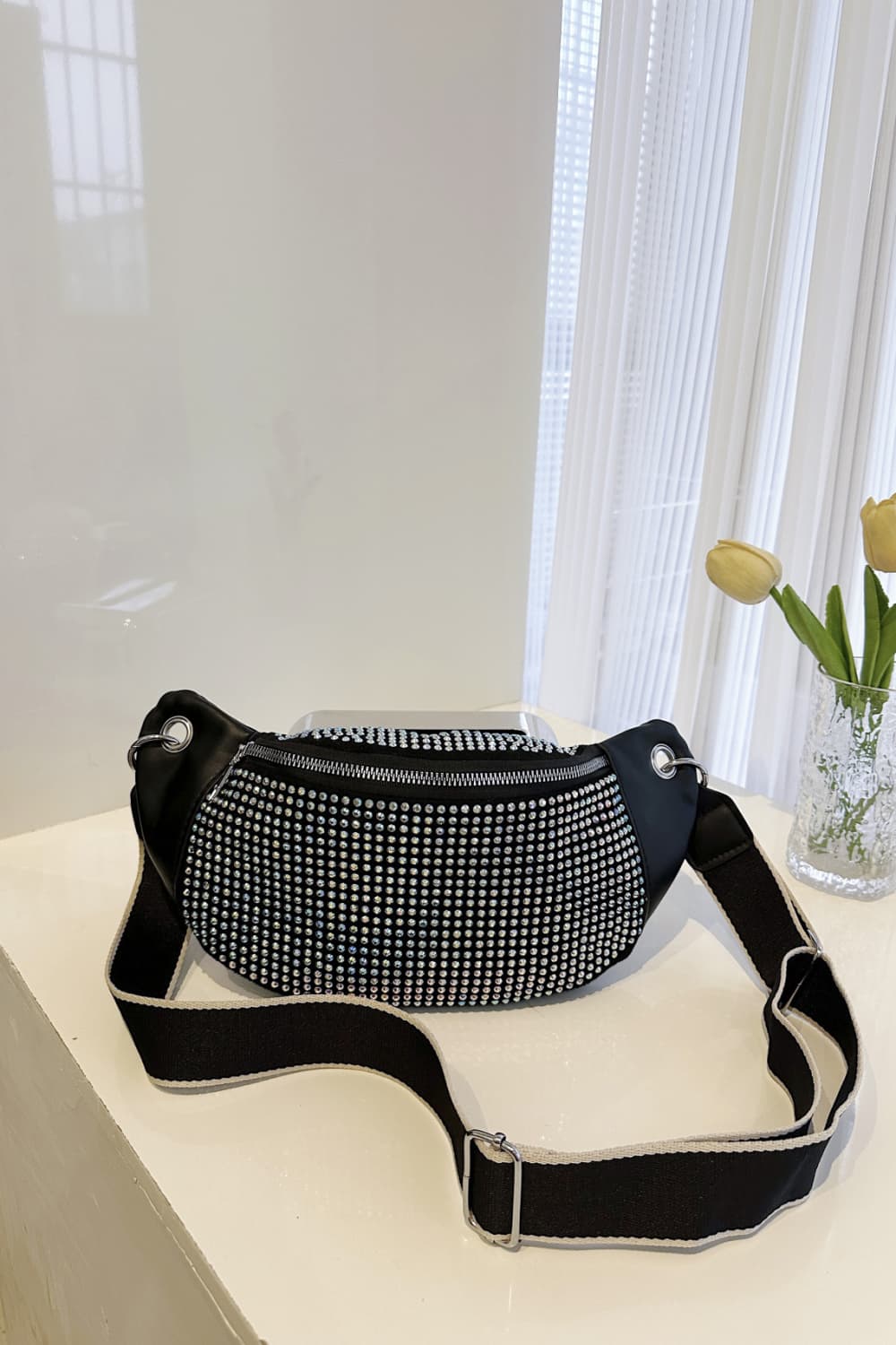 PU Leather Sling Bag - Premium Crossbody Bag from Trendsi - Just $19.99! Shop now at Handbags Specialist Headquarter