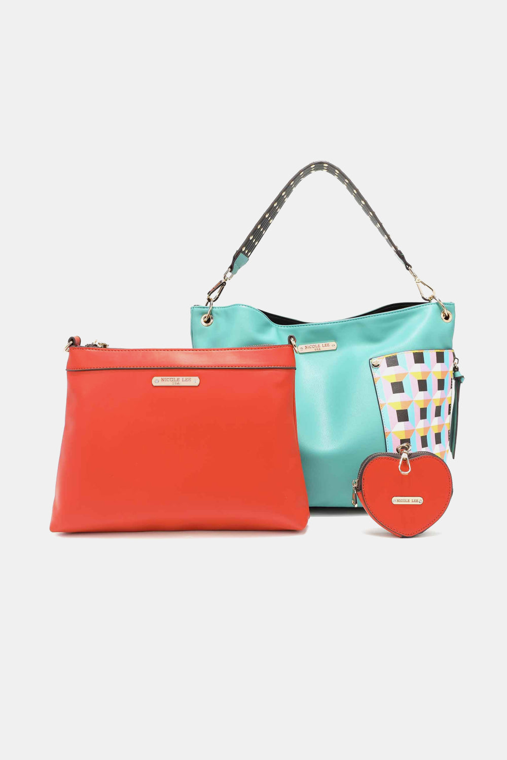 Nicole Lee USA Quihn 3-Piece Handbag Set - Premium Handbags from Trendsi - Just $66.99! Shop now at Handbags Specialist Headquarter