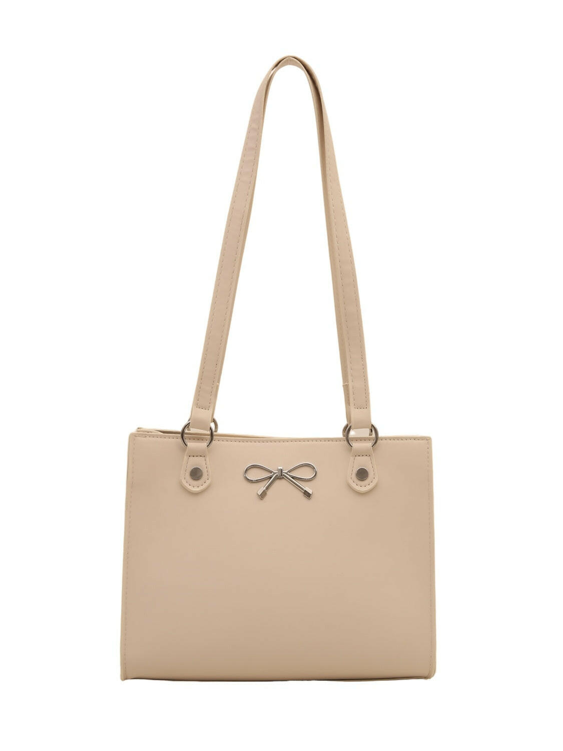 Bow PU Leather Shoulder Bag.