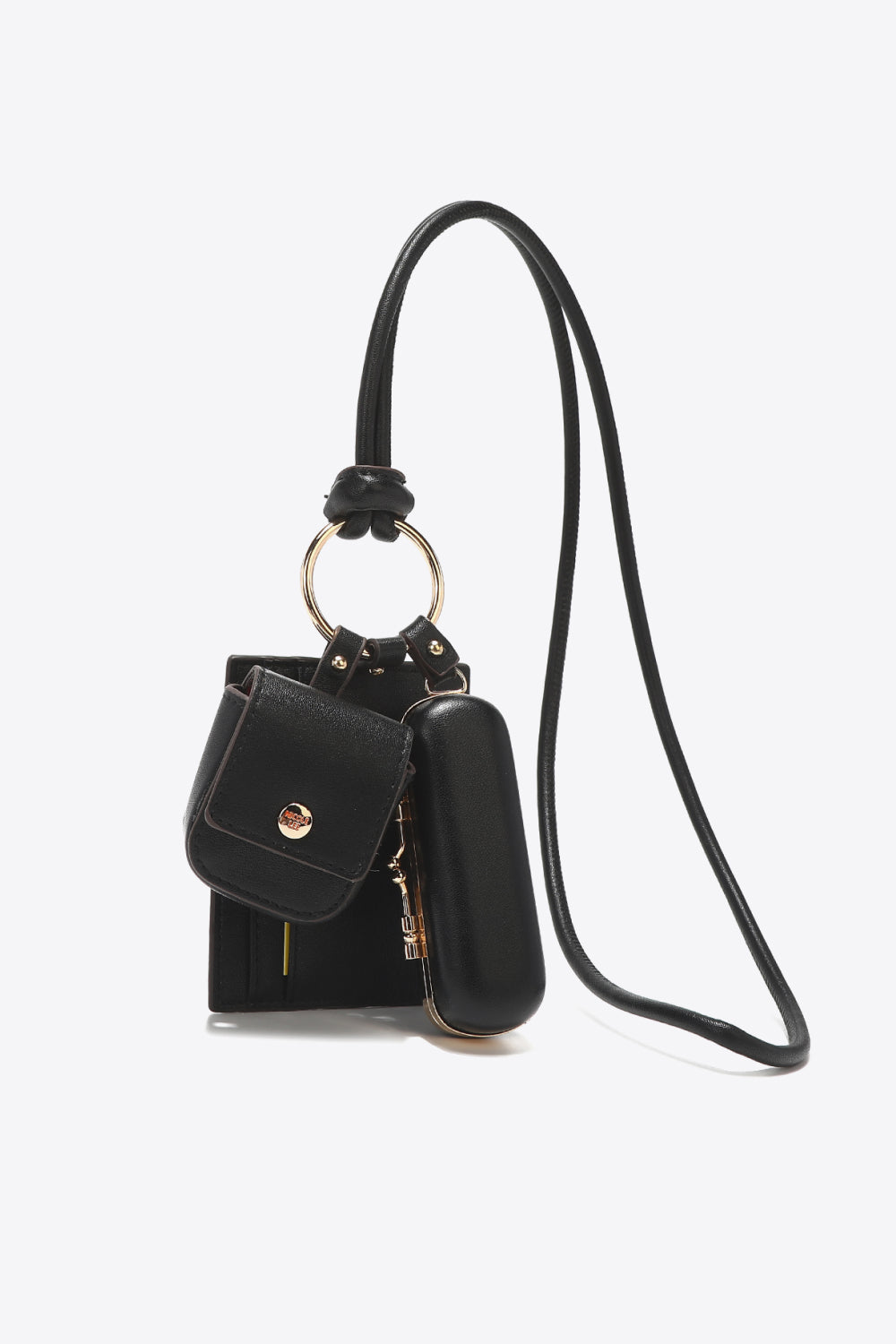 Nicole Lee USA Vegan Leather 3-Piece Lanyard Set - Premium Handbags from Trendsi - Just $59.99! Shop now at Handbags Specialist Headquarter