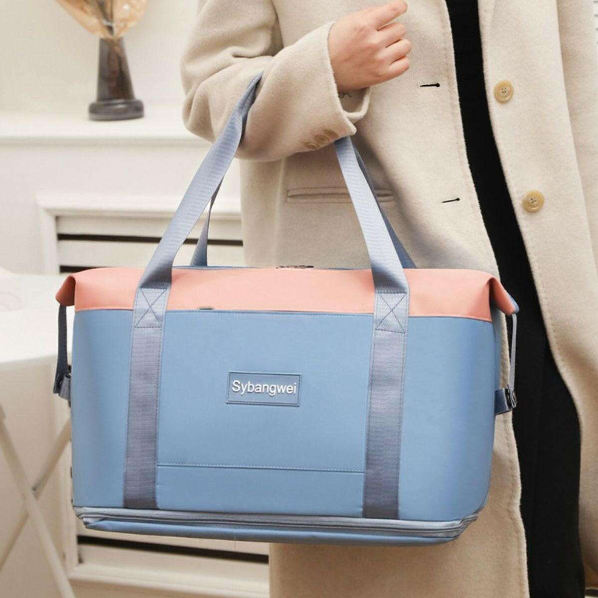 Waterproof Expandable Travel Bag - Premium Luggage Travel Bags from Trendsi - Just $32.99! Shop now at Handbags Specialist Headquarter