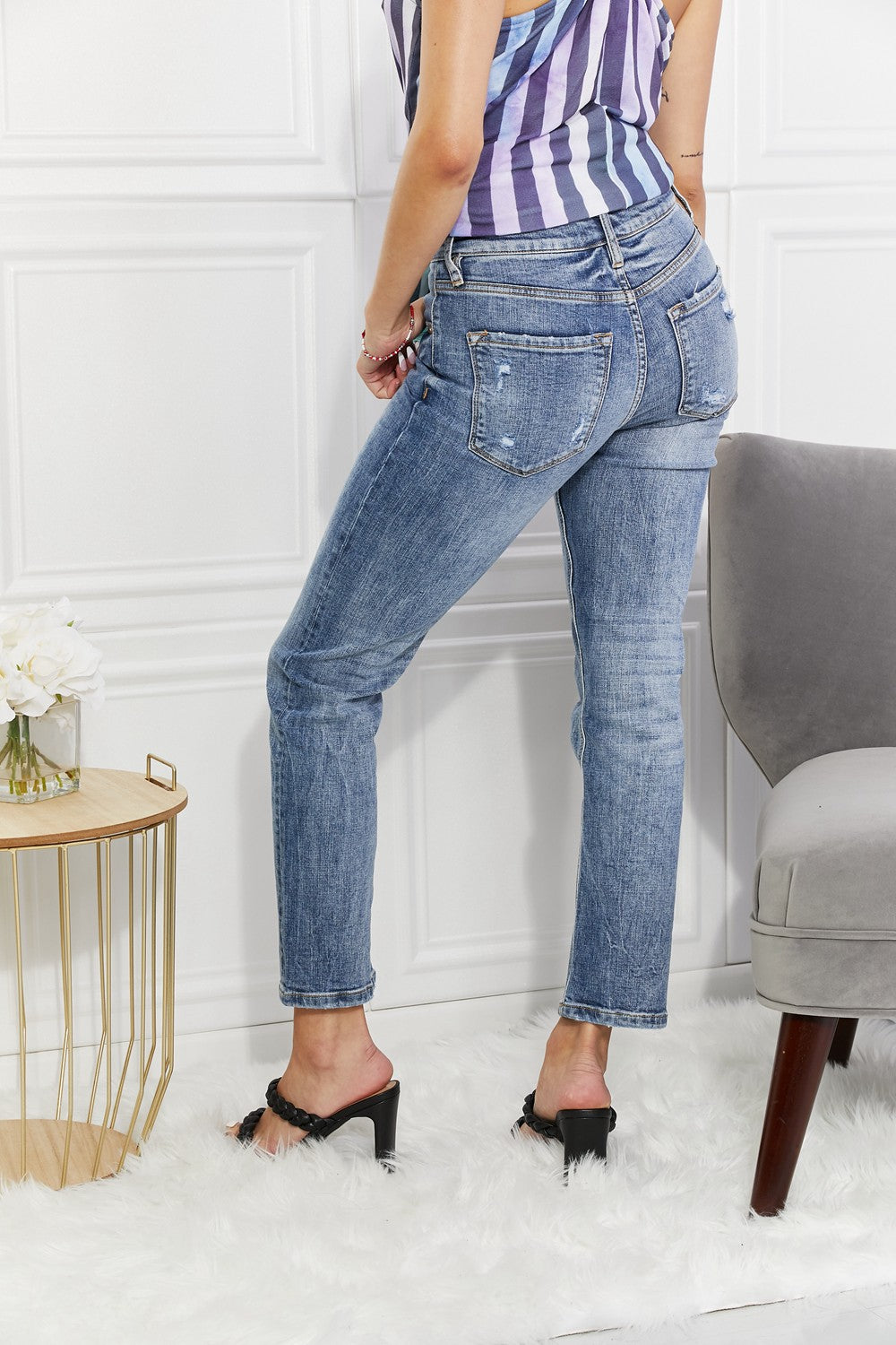Kancan Full Size Amara High Rise Slim Straight Jeans Plus Size - Premium Women / Jeans & Denim from Trendsi - Just $56.99! Shop now at Handbags Specialist Headquarter