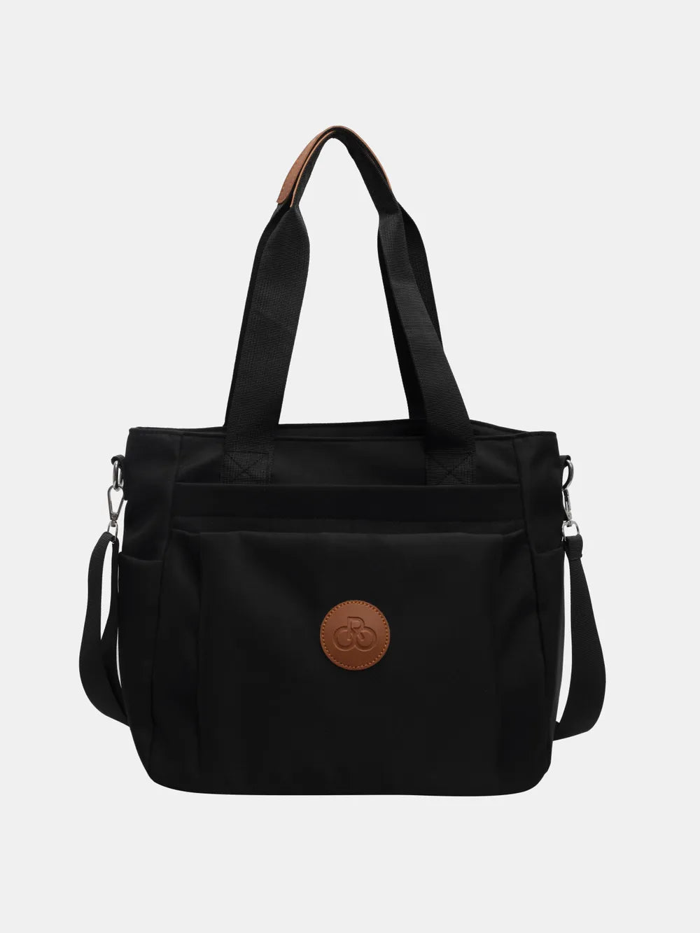 Nylon Solid Color Tote Bag - Premium Tote Bag from Trendsi - Just $31.99! Shop now at Handbags Specialist Headquarter