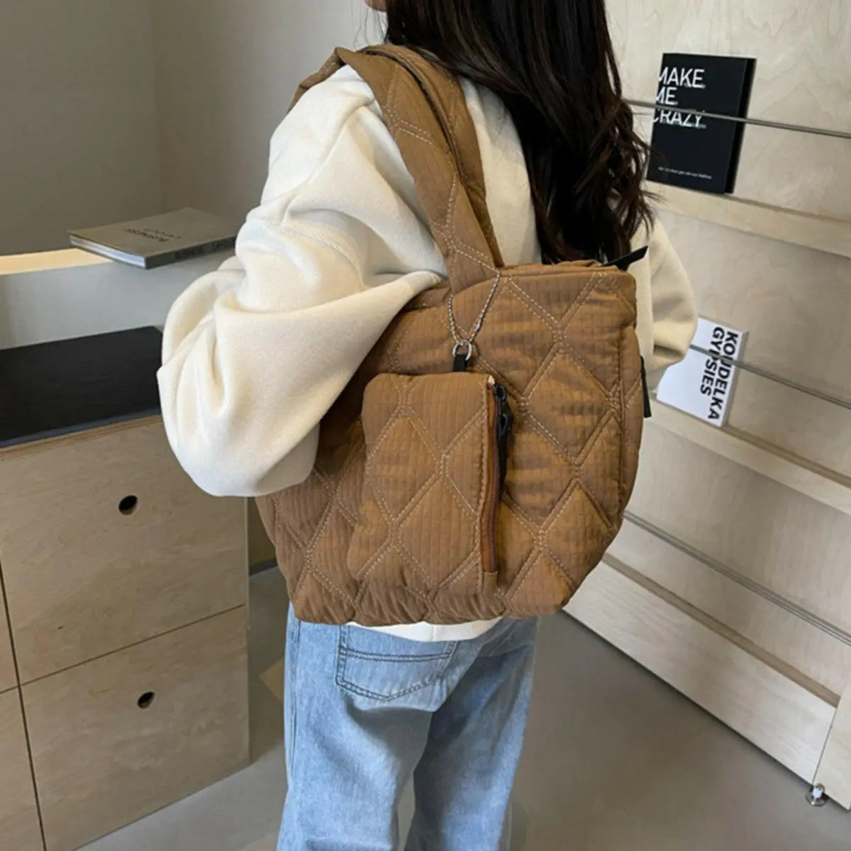Polyester Medium Tote Bag.