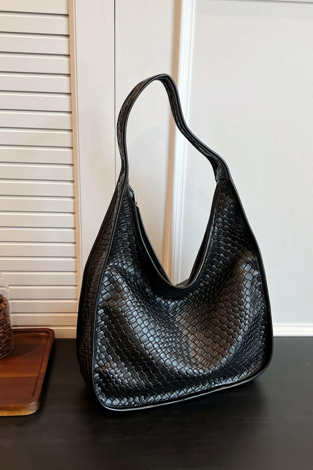 PU Leather Shoulder Bag.
