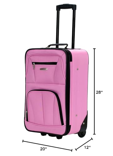 Charcoal Rockland Journey Expandable Luggage Set