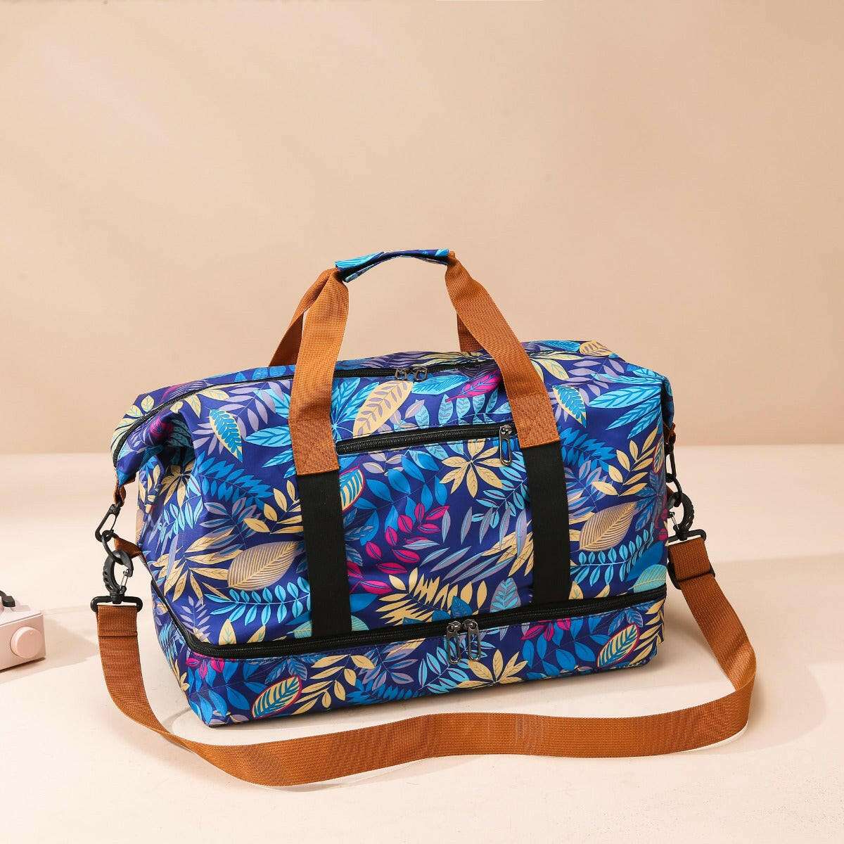Canvas Printed Travel Bag - Premium Luggage Travel Bags from Trendsi - Just $38.99! Shop now at Handbags Specialist Headquarter