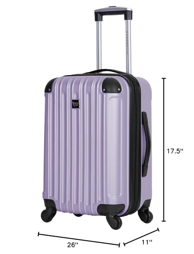 Rose Gold Hardside Luggage Set - 4-Piece Travel Kit
