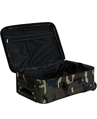 Charcoal Rockland Journey Expandable Luggage Set